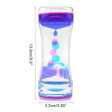 Colorful Liquid Timer Anxiety Relief Toys Liquid Motion Timer Bubble Timer Oil Hourglass Toys for Kids and Adults - Extra Image