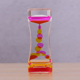 Colorful Liquid Timer Anxiety Relief Toys Liquid Motion Timer Bubble Timer Oil Hourglass Toys for Kids and Adults - Extra Image