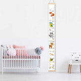 Baby Growth Height Chart Wall Ruler Stickers Decals for Kids Boys Wall Ruler for Children - Rear View