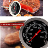 Stainless Steel Barbecue Grill Meat Thermometer Dial Temperature Pressure Gauge Cooking Food Probe Kitchen Tools