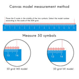 Rhinestone Painting Drawing Ruler Dot Drill Rhinestone Embroidery Mesh Ruler Stainless Steel Ruler Tool