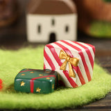 Fish Tank Aquarium Ornament Resin Christmas Tree Gift Box Ornament Christmas Landscaping Decor