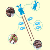 1 Pair Kids Wood Chopsticks Cartoon Children Chopsticks Learning Easy to Use Training Chopsticks for Children Kids