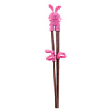 1 Pair Kids Wood Chopsticks Cartoon Children Chopsticks Learning Easy to Use Training Chopsticks for Children Kids