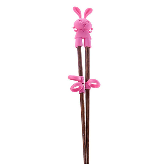 1 Pair Kids Wood Chopsticks Cartoon Children Chopsticks Learning Easy to Use Training Chopsticks for Children Kids