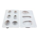 Cobblestone Shaped Cake Mold 3D Pebbled Pastry Mold Silicone Baking Mold - 45-Degree Angle