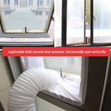 Flexible Cloth Sealing Plate Window Sealer for Mobile Air Conditioner - Side View