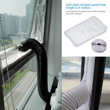 Flexible Cloth Sealing Plate Window Sealer for Mobile Air Conditioner - Rear View