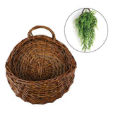 Hanging Flower Pot Plant Basket Wall Decoration Wall Hanging Plant Pots Basket Hanger Hanging Planters for Garden Wall Decor