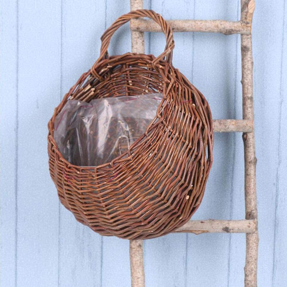 Hanging Flower Pot Plant Basket Wall Decoration Wall Hanging Plant Pots Basket Hanger Hanging Planters for Garden Wall Decor