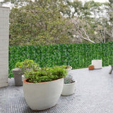 Artificial Leaf Screening Roll UV Fade Protected Hedging Wall Landscaping Garden Fence Balcony Screen for Indoor Outdoor Decor - Extra Image