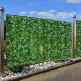 Artificial Leaf Screening Roll UV Fade Protected Hedging Wall Landscaping Garden Fence Balcony Screen for Indoor Outdoor Decor