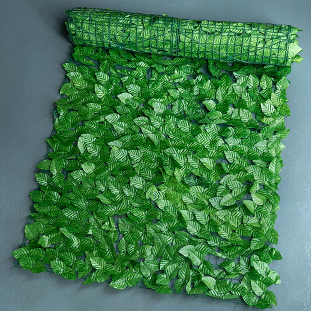 Artificial Leaf Screening Roll UV Fade Protected Hedging Wall Landscaping Garden Fence Balcony Screen for Indoor Outdoor Decor