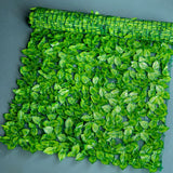 Artificial Leaf Screening Roll UV Fade Protected Hedging Wall Landscaping Garden Fence Balcony Screen for Indoor Outdoor Decor - Top-Down View