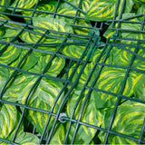 Artificial Leaf Screening Roll UV Fade Protected Hedging Wall Landscaping Garden Fence Balcony Screen for Indoor Outdoor Decor
