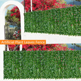 Artificial Leaf Screening Roll UV Fade Protected Hedging Wall Landscaping Garden Fence Balcony Screen for Indoor Outdoor Decor - Extra Image