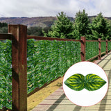 Artificial Leaf Screening Roll UV Fade Protected Hedging Wall Landscaping Garden Fence Balcony Screen for Indoor Outdoor Decor