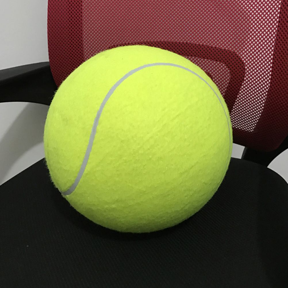 24cm Giant Tennis Ball Pet Chew Toy Inflatable Tennis Ball Signature Pet Toy