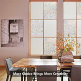 3D Static Decorative Window Glass Film Static Cling Window Foil Anti UV Rainbow Film Home Decor