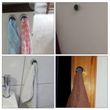 3Pcs Kitchen Towel Hooks Self Adhesive Towel Hooks for Bathroom Shower Kitchen - Low Angle