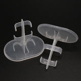5/10PCS Small Doll Stands Plastic Doll Display Supports Girl's Doll Holders - Top-Down View