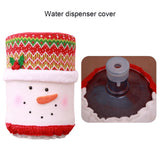 Christmas Water Dispenser Bucket Cloth Cover Water Buckle Reusable Water Dispenser Dust Cover