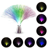 Beautiful Romantic Fibre Optic Light Color Changing LED Fiber Optic Night Light Lamp - Front View