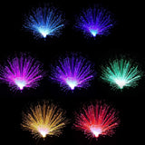 Beautiful Romantic Fibre Optic Light Color Changing LED Fiber Optic Night Light Lamp - Rear View