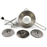 Stainless Steel Potato Blender Kitchen Potato Masher with 3 Ricing Discs Vegetable Blender