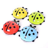 Bathroom Cartoon Ladybug Sucker Toothbrush Holder Children Kids Suction Hooks Toothbrush Holder - Front View