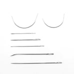14PCS DIY Leather Tool Set Sewing Needles with Leather Waxed Thread Cord and Thimble for Leather Repair