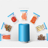 Mini Automatic Vacuum Pump Portable Vacuum Sealer Machine with Vacuum Bags for Food Kitchen and Home Use - Extra Image