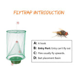 Fly Trap Flay Catchers Effective Fly Traps Fly Red Drosophila Fly Trap for Garden Ranch Orchard