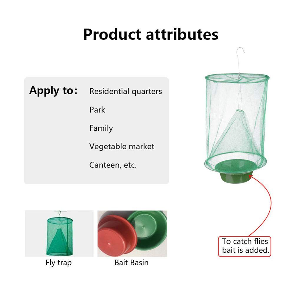 Fly Trap Flay Catchers Effective Fly Traps Fly Red Drosophila Fly Trap for Garden Ranch Orchard