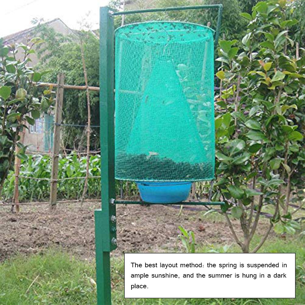 Fly Trap Flay Catchers Effective Fly Traps Fly Red Drosophila Fly Trap for Garden Ranch Orchard