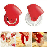 Pastry Wheel Cake Decorator Cutter Kitchen Pizza Pastry Pie Lattice Decorative Cutter Tool