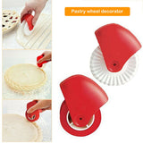 Pastry Wheel Cake Decorator Cutter Kitchen Pizza Pastry Pie Lattice Decorative Cutter Tool