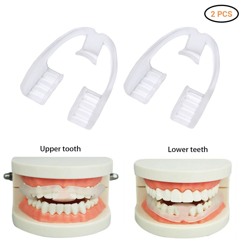 2PCS Anti Molar Braces Adjustable Anti Grinding Braces Teeth Night Protector
