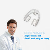 2PCS Anti Molar Braces Adjustable Anti Grinding Braces Teeth Night Protector - Low Angle