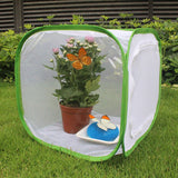 Portable Insect Butterfly Habitat Cage Insect Housing Enclosure Breeding Cage - Side View