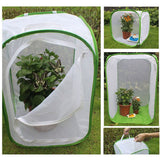 Portable Insect Butterfly Habitat Cage Insect Housing Enclosure Breeding Cage - Side View