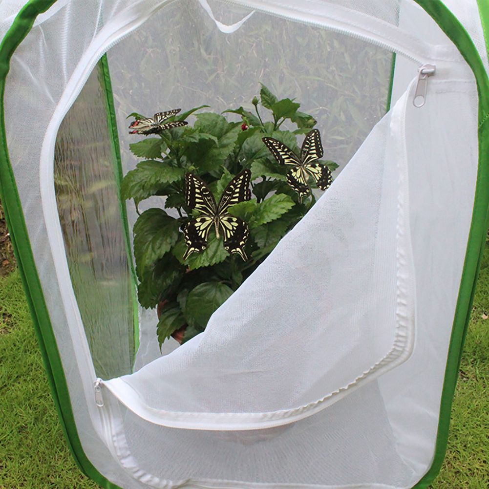 Portable Insect Butterfly Habitat Cage Insect Housing Enclosure Breeding Cage