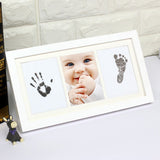 Newborn Baby Handprint Footprint Photo Frame Kit Perfect Baby Shower Gift