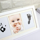 Newborn Baby Handprint Footprint Photo Frame Kit Perfect Baby Shower Gift