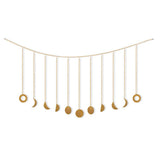Moon Phase Garland Hanging Moon Phase Decoration Lunar Wall Ornaments