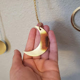 Moon Phase Garland Hanging Moon Phase Decoration Lunar Wall Ornaments - Rear View