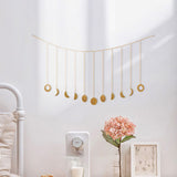 Moon Phase Garland Hanging Moon Phase Decoration Lunar Wall Ornaments