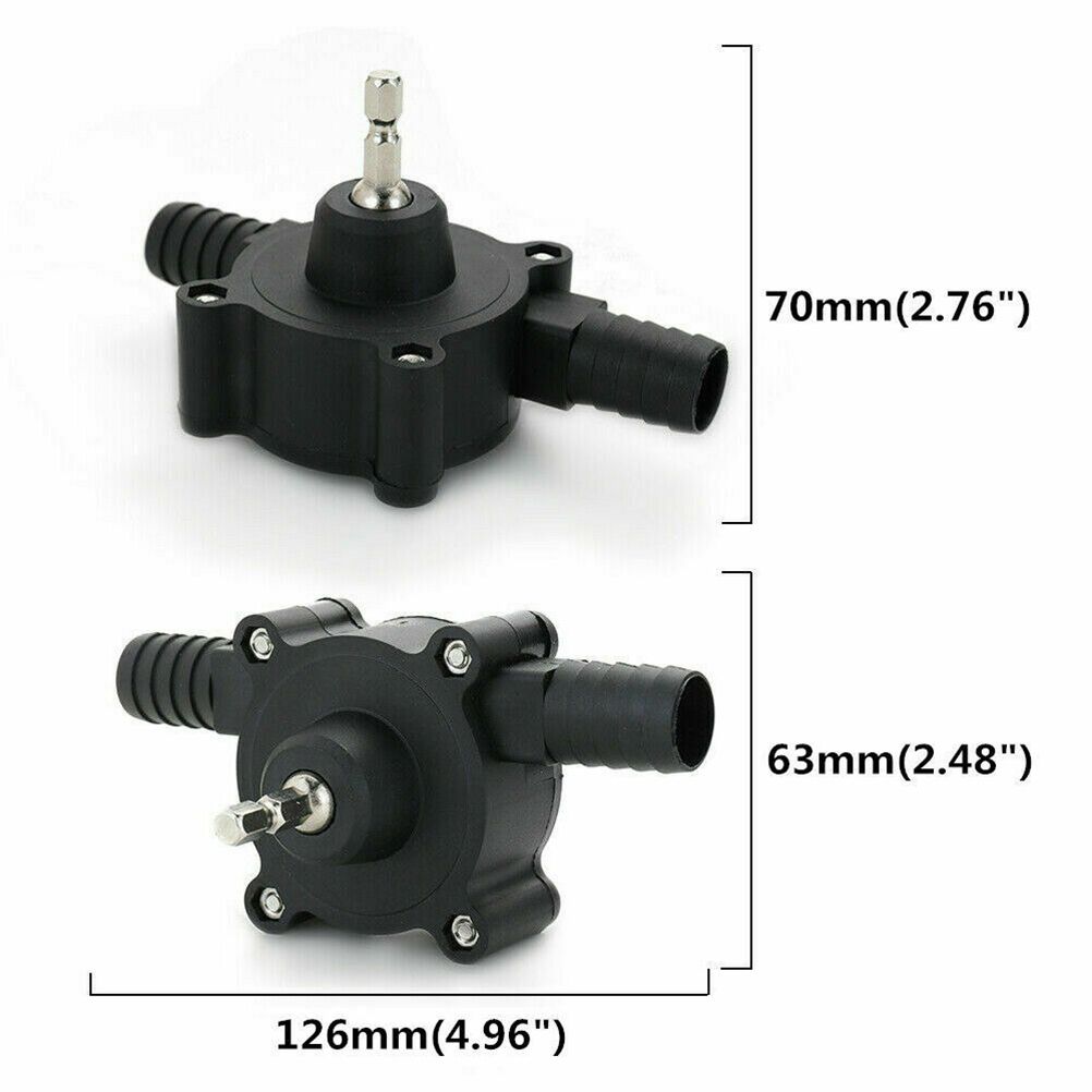 Mini Hand Electric Drill Drive Self Priming Pump Oil Fluid Water Transfer Pump