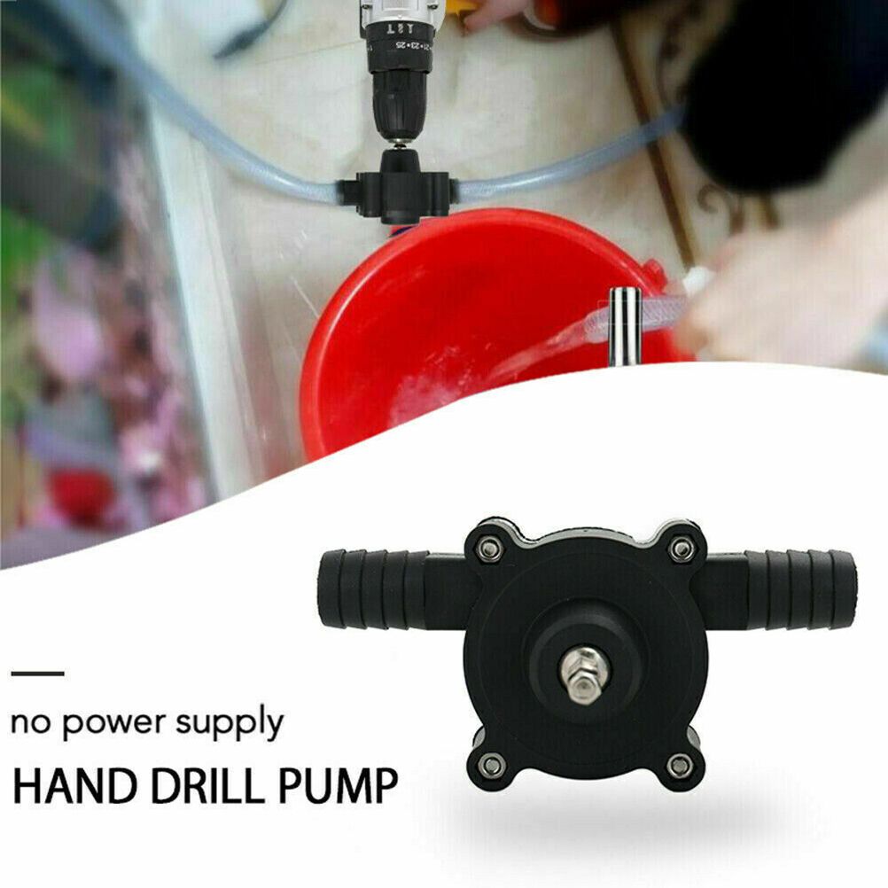 Mini Hand Electric Drill Drive Self Priming Pump Oil Fluid Water Transfer Pump