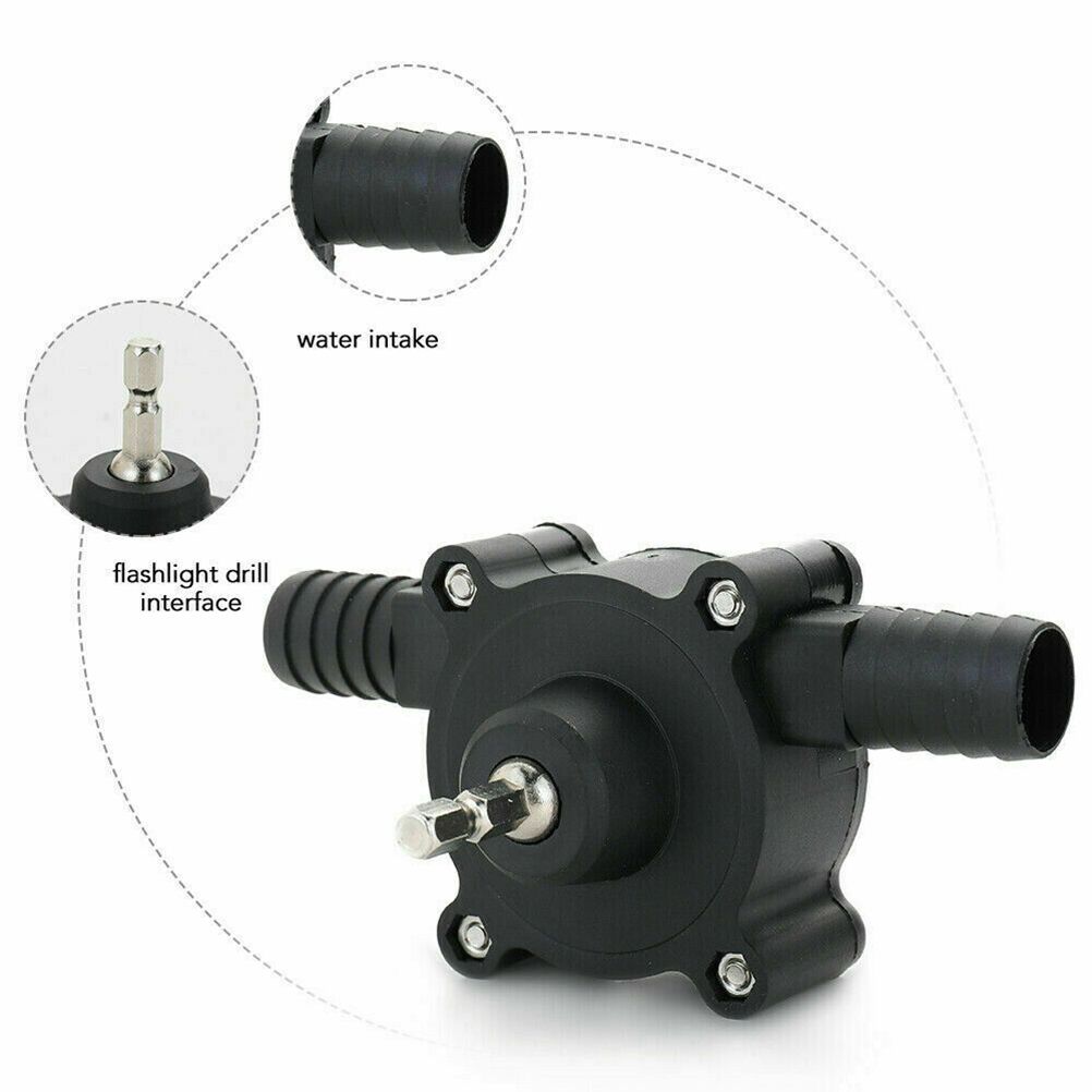 Mini Hand Electric Drill Drive Self Priming Pump Oil Fluid Water Transfer Pump